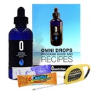 Omni Drop Program , Αυθεντικό Omnitrition - Basic Bundle περιλαμβάνει *** 4 oz μπουκάλι Omni σταγόνες με Vitamin B12 Οδηγός προγράμματος, δείγματα και ένα Snapgate 10 Ft. Carabiner Tape Μέτρο