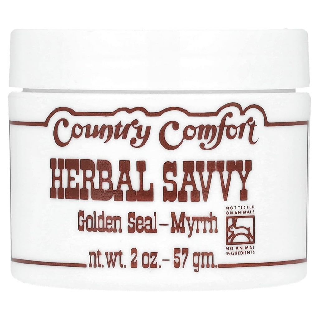 Χώρα Άνεση βοτάνων Savvvy Goldenseal Myrrh συμπλήρωμα, 2 ουγγιά