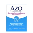 AZO Πλήρης Γυναικεία Ισορροπία Καθημερινά Κολπικά Προβιοτικά για τις γυναίκες, κλινικά αποδεδειγμένα για να βοηθήσει στην προστασία της Κολπικής Υγείας, βοηθά στην ισορροπία pH και μαγιά, 30 Count