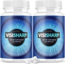(2 Pack) Visisharp Advanced Eye Health Formula for Eyes Pills Visi Sharp Supplement (120 Capsules)