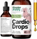 Forever Puppy Cardio Drops for Dogs - Υποστήριξη καρδιάς για τα σκυλιά w/Hawthorn Berry & Motherwort Herb - Υγρό Αντιοξειδωτικό συμπλήρωμα w/Gotu Kola Φύλλα & εκχύλισμα λεβάντας - 4 fl oz