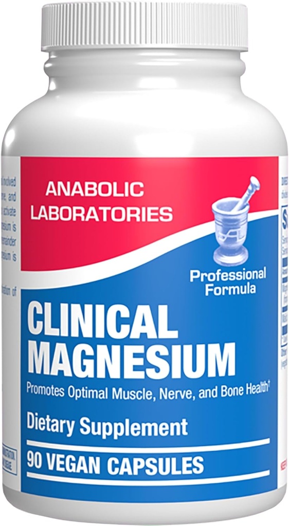 Triple Magnesium Complex 400 Mg - Clinical Formula Chelated Magnesium Supplement with Glycinate Malate and Citrate for Optimal Muscle Nerve Bone & Digestive Health Support - 1 Μήνα Προσφορά