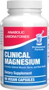 Triple Magnesium Complex 400 Mg - Clinical Formula Chelated Magnesium Supplement with Glycinate Malate and Citrate for Optimal Muscle Nerve Bone & Digestive Health Support - 1 Month Supply