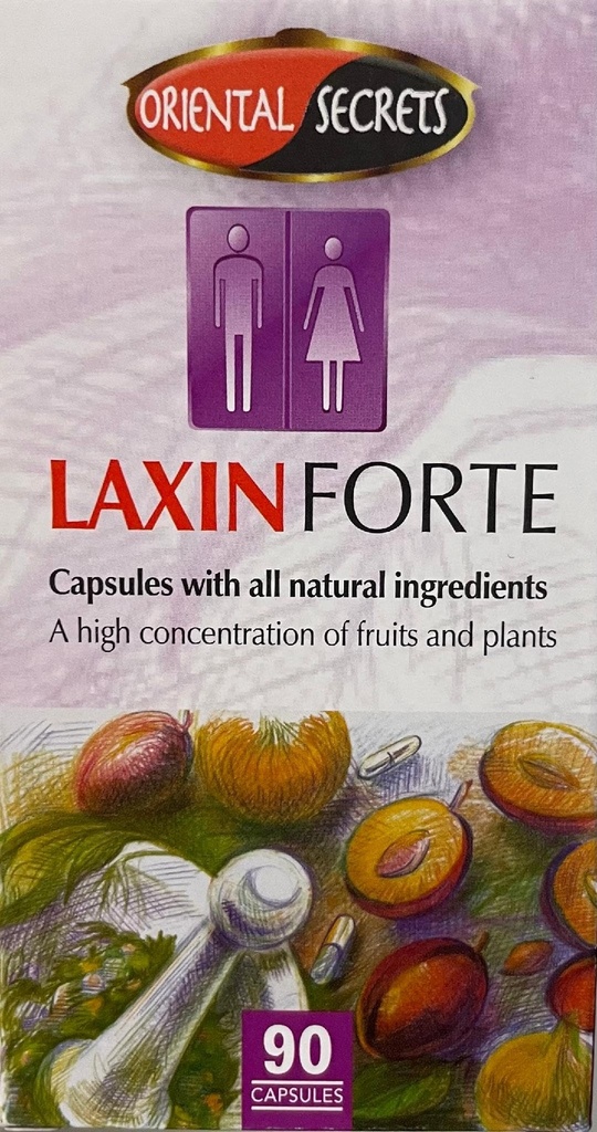 Laxin Forte Κανονική κίνηση του εντέρου 90 κάψουλες Kosher