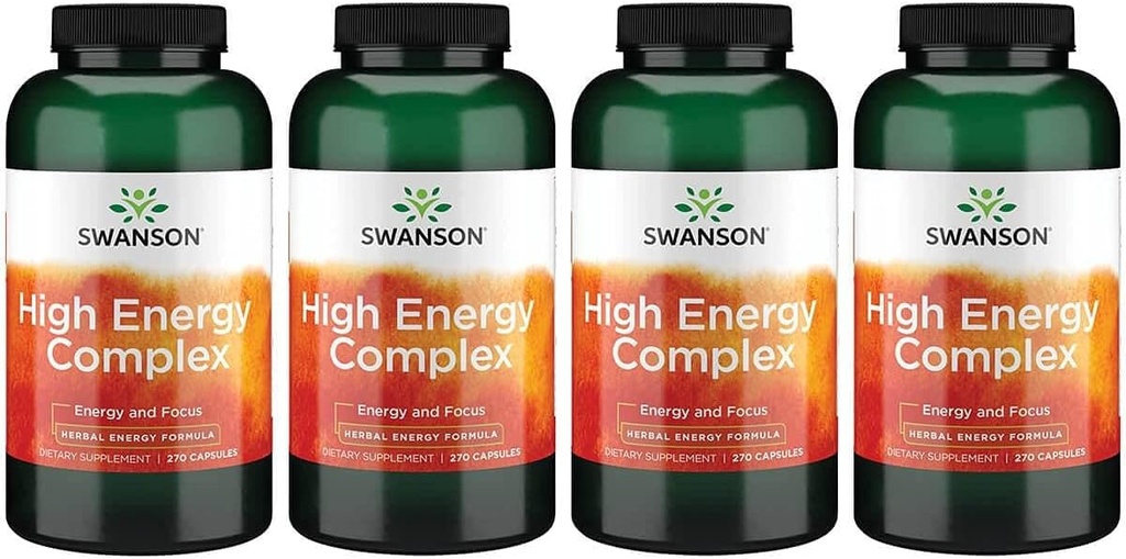 Swanson Ultra High Energy Complex 270 Κάψουλες (πακέτο των 4)