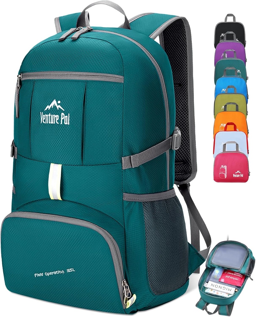 Venture Pal 35L εξαιρετικά ελαφρύ συσκευασίας πτυσσόμενα ταξίδια Camping Πεζοπορία Υπαίθρια σπορ Πακέτο πλάτης