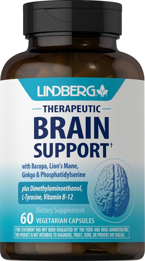 Lindberg Brain Support Supplement for Women and Men 