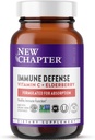 New Chapter® Vitamin C Immune Defense Supplement + Elderberry – Εξαιρετική Πηγή Βιταμίνης C, One Daily Tablet for Healthy Immune Support, Made with Organic Herbs, Non-GMO, Gluten Free, 90 ct