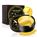 Κάτω από επιθέματα ματιών, μάσκα ματιών 24K Gold Eye, 60PCS κάτω από μάσκα ματιών, κολλαγόνο γέλη Patch Θεραπείες για ελαφρύτερο ρυτίδες Puffy Eyes Σκοτεινοί κύκλοι κατά της γήρανσης Ενυδατική, Fine Lines Τσάντες ματιών γυναίκες άνδρες