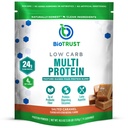 BioTrust χαμηλής περιεκτικότητας σε πρωτεΐνες υδατανθράκων σκόνη - Υγιεινή απομονωμένη σκόνη πρωτεΐνης ορού γάλακτος και καζεΐνη ανάμειξη από χόρτο-Fed, πάστα-raised βοοειδή, Plus Digestive Ένζυμα - Αλατισμένο Caramel, 14 εξυπηρετούν