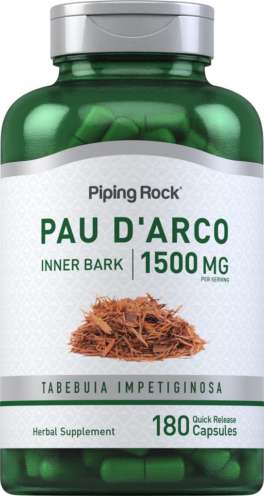 Κάψουλες Piping Rock PAU D'Arco 