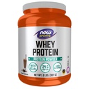 NOW Foods Sports Nutrition, Whey Protein, 24 G With BCAAs, Creamy Chocolate Powder, 2-Pound