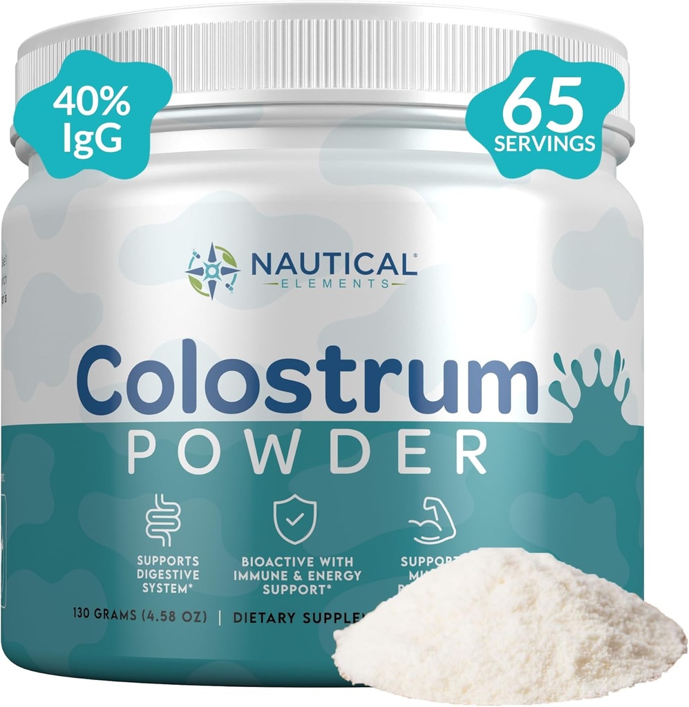 Pure Colostrum Powder 130g, 40% IgG, 65 Υπηρεσίες 