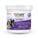 Zymox Advanced Enzymatic Ear Wipes for Dogs and Cats - για Βρώμικα, Κερασφόρα, Μυρωδάτα Αυτιά - Premium δύναμη Ear Cleaner Wipes - Μη Ερεθιστικό - Hypoallergenic - 100 ct