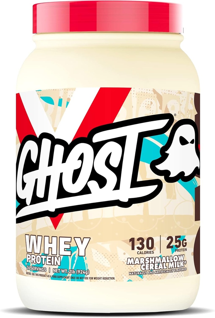 ΦΩΣΤΟ Whey Protein Powder, Marshmallow Cereal Milk - 2LB, 25G Protein - Whey Protein Blend - -Post Workout Καταλληλότητα & Διατροφή Shakes, Smoothies, Ψήσιμο & Μαγειρική - Σόγια & Γλουτένη-Free