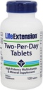 Επέκταση ζωής Διπλά Δισκία Super- Potent Multivitamin & Mineral Συμπλήρωμα 120 Δισκίων