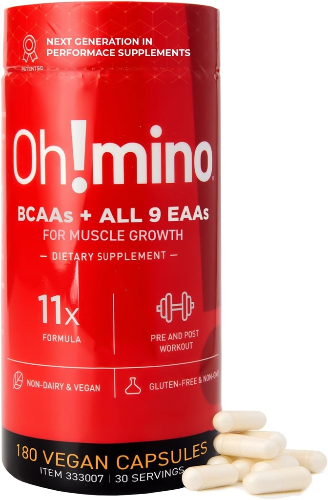 Ω!μίνο Essential Amino Acids συμπλήρωμα. Καφεΐνες. Και οι 9 ΕΑΑ, BCAAs και το τέλειο Amino για τις προπονήσεις, Amino Energy, και να οικοδομήσουμε τους μυς, και να ανακτήσουμε πιο γρήγορα.