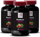 Rooted in Nature - HAWTHORN EXTRACT - Berry Boost, Ancient Leaf Extract, Flora’s Berry Magic, Botanical Wild Berry, Traditional Leaf, Harvest Blend, Leaf Power Tradition 3 Bottles 180 Capsules
