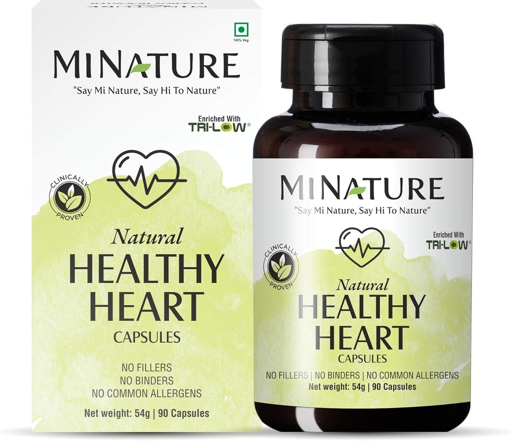 Minnature Healthy Heart Capses Εμπλουτισμένα με TRI-Low by mi Nature 