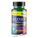 America Medic & Science Selenium 200 mcg (1 Pack of 60 Tablets) Καθαρό Συμπλήρωμα Διατροφής για άνδρες και γυναίκες, Ουσιαστικό Ορυκτό Ίχνη και Ισχυρό Αντιοξειδωτικό Καλύτερο για την Ανοσολογική Υποστήριξη και Θυρεοειδή Υγεία