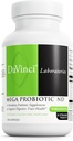 DAVINCI Labs Mega Probiotic ND - μη-Dairy Probiotic συμπλήρωμα υποστηρίζει Gut, Digestive & Brain Health* - συμπλήρωμα υποστήριξης της υγείας Gut με μη Dairy Complex* - 120 χορτοφαγικά Caps