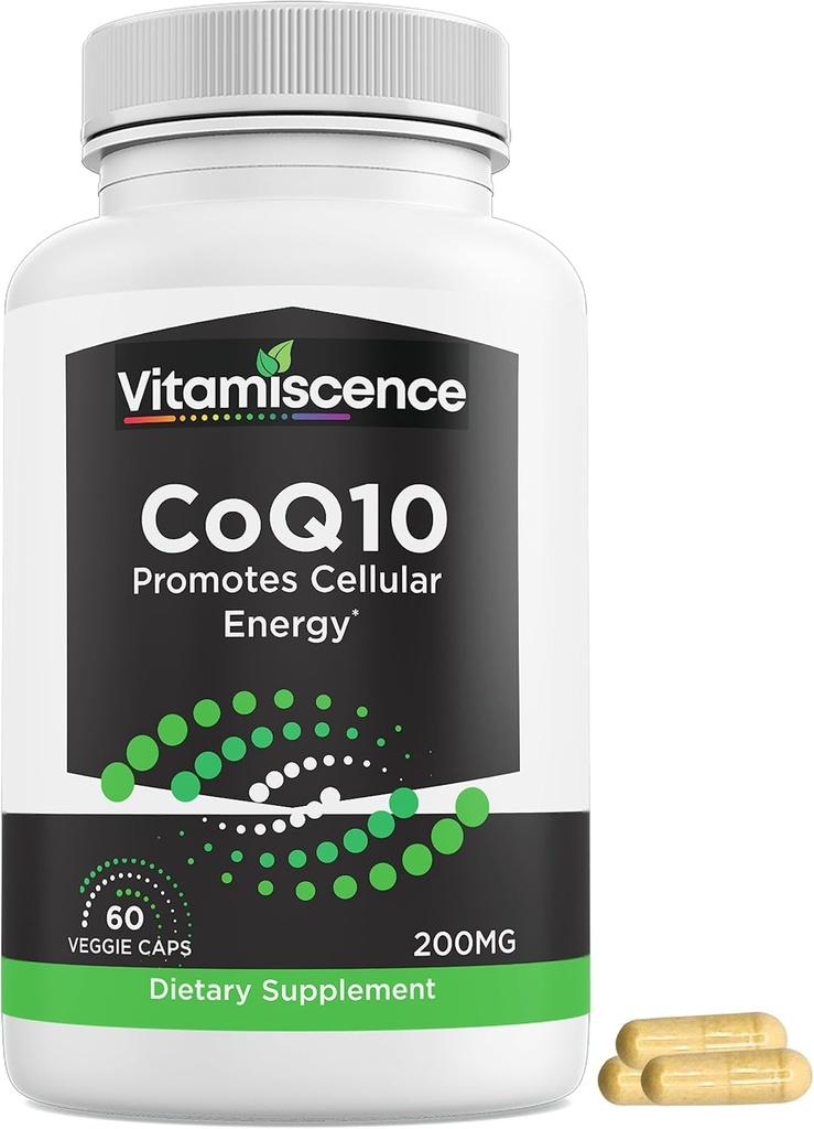 CoQ10, One Pack, 200mg, 60 Κάψουλες. Προωθεί Cellular Energy, Antioxidant, Co q10 Συμπληρώματα, για άνδρες και γυναίκες.