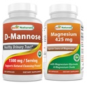 Best Naturals D-Mannose 1500 mg & Magnesium Glycinate 425 mg