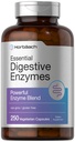 Horbäach Essential Digestive Enzymes | 250 Capsules | Powerful Enzyme Blend for Men & Women | Non-GMO & Gluten Free Supplement