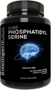 Intelligent Labs Phosphatidylserine Supplement 100mg, 90 Κάψουλες υψηλής αντοχής, 100% Χωρίς σόγια και αλλεργιογόνο, Αμιγής Φωσφατιδυλσερίνη από Ηλίανθος Λεκιθίνη