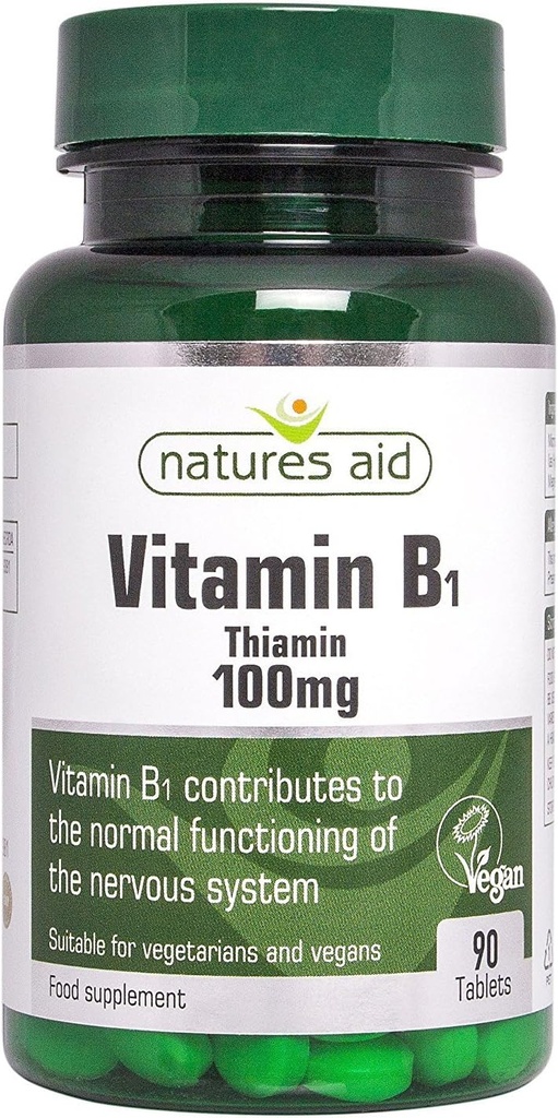 Βιταμίνη B1 100mg 90 Tabs-2 Συσκευασία