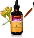 Βότανο Pharm Certified Organic Rhodiola Root Extract για την ενέργεια, αντοχή και Stamina, Glycerite χωρίς αλκοόλ, 4 ουγγιά