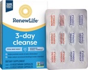 yhn Total Body Reset Adult 3-Day Cleanse Supplement, one 12-Count Box of Vegetarian Capsules of Renew Life 3-Day Cleanse Total Body,12 Count