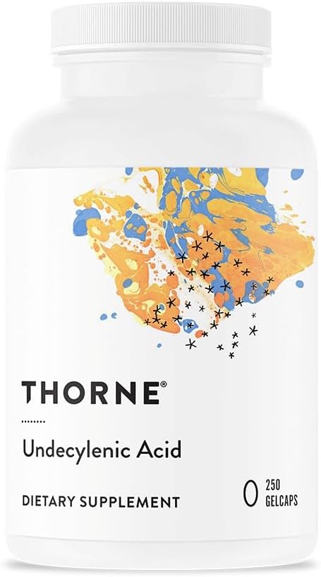 THORNE - Ανδεκυλενικό οξύ (Πρώην Φόρμουλα SF722) - 250 mg Ανδεκυλενικού οξέος - για ένα υγιές ισοζύγιο ορού και κολπικής χλωρίδας* - Χωρίς γλουτένη - 250 Gelcaps - 50 Servings