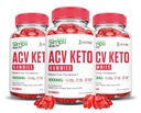 Justified Laboratories (3 Pack Simpli Health Keto ACV Gummies Advanced Formula 1000MG Μηλίτης μηλίτη παρασκευάζεται με σκόνη χυμού ρόδι B12 Vegan Non GMO 180 Gummys