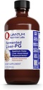 QNL Fermented Liver-PG - Vegan συμπλήρωμα ηπατικής βοήθειας - Περιέχει οργανική κουρκουμά & γαϊδουράγκαθο γάλακτος - συμπλήρωμα στήριξης ήπατος για γυναίκες & άνδρες - 8 fl oz