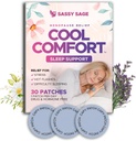 Cooling Comfort Sleep Patches για γυναίκες - Εμμηνόπαυση Ανακούφιση για καλύτερη βοήθεια ύπνου - Συμπλήρωμα ύπνου για χαλάρωση & επιπλέον δύναμη - Υποστήριξη Hot Flashs, Ποιότητα Ύπνος & Μείωση Κόπωση - 30 Patches