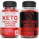 Διατροφή της Ατλαντίδας Keto Μηλίτη Ξίδι 60 Gummies + Τεστοστερόνη Booster 2-Pack (120 Gummies)