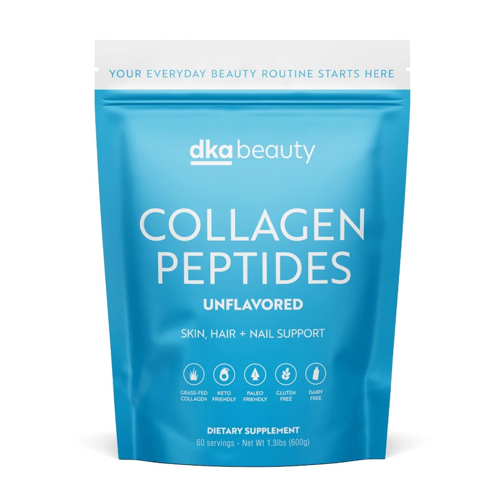 Dr. Kellyann Άγευστη σκόνη κολλαγόνου Peptides (60 σερβιέτες) – Grass-Fed, Keto & Παλαιό-Φιλικοί, μη ΓΤΟ, Χωρίς γλουτένη, 1 συσκευασία