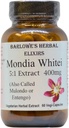 Barlowe's Herbal Elixirs Mondia Whitei 5:1 Extract | 400mg Per Capsule | Traditional African Vitality Herb for Overall Health & Wellness | 60 Vegan Capsules | Clean, Filler-Free Formula