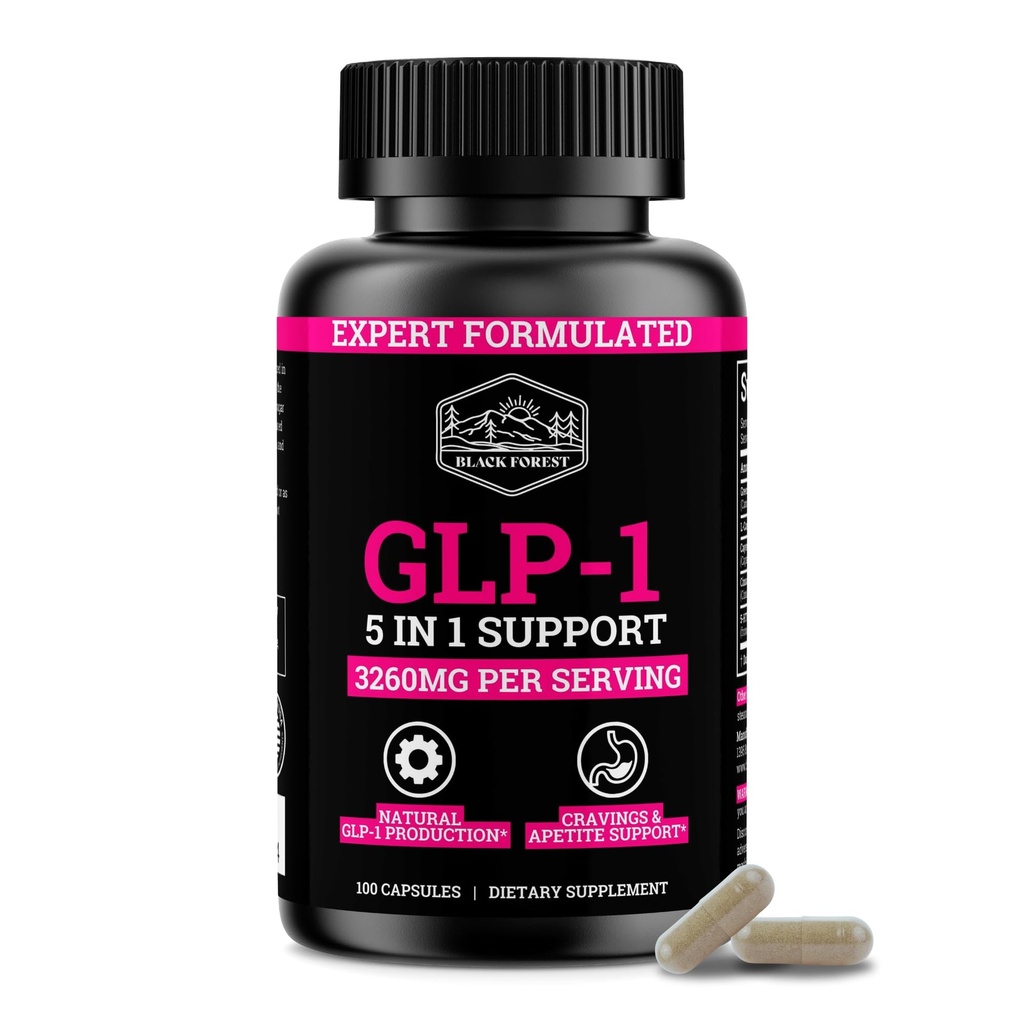 GLP-1 συμπλήρωμα υποστήριξης (GLP-1 συμπλήρωμα γυναικών) GLP Ενεργοποιήστε με GLP-1 Probiotic & Green Tea Extract (5 σε 1 GLP-1 Booster) 3260mg ανά υπηρεσία (1 μήνας προσφοράς) για υποστήριξη μεταβολισμού