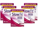 Slow Fe Slow Release Iron Supplement, Υψηλή Ικανότητα, Μία φορά την ημέρα, Απαλό στο Σύστημα, 30 δισκία (Pack of 5)