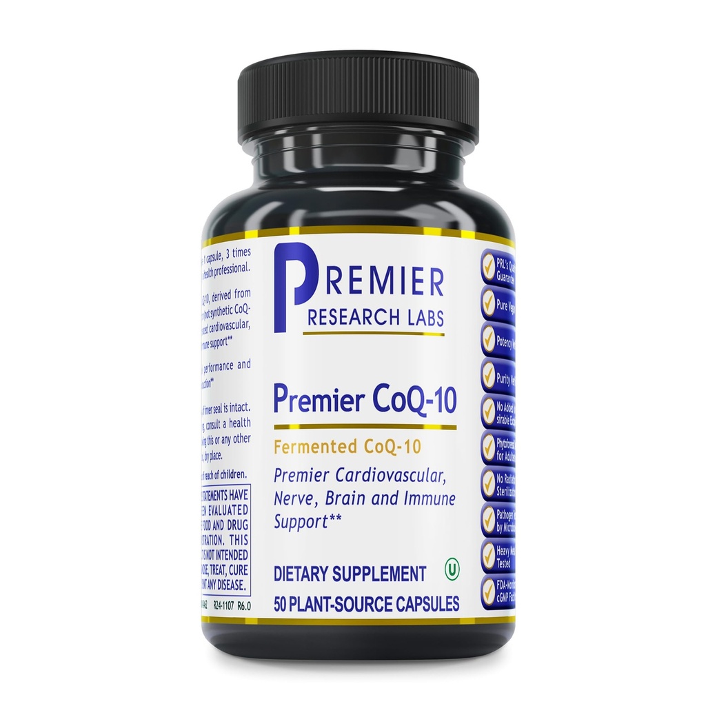 Quantum Nutrition Labs CoQ-10 Qualtured - Coenzyme Q10, Co Q 10 συμπλήρωμα, 100mg κάψουλες για την υγεία της καρδιάς, το νεύρο, και ανοσοποιητική υποστήριξη, Ubiquinol Συνένζυμο Q-10 με κόκκινο άλγη - 60 κάψουλες χορτοφάγων