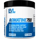 Evlution Agmatine Sulfate Nitric Oxide Powder Nutrition Υψηλή δύναμη Agmatine Sulfate Powder Nitric Oxide Supplement for High Intensity Pumps Muscle Growth Recovery and Performance - Unflaved