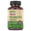 DEVA Vegan Probiotic Supplement - Pre, Pro, and Postbiotics for Digestive Health, 5 Billion CFU, Soil-based, Spore-Forming, Dairy Free, FOS Prebiotics, for Women and Men, Vegan Capsles, 90 Count
