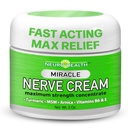 Miracle Nerve Cream - Μέγιστη δύναμη - Turmeric και Arnica Blend για την ανακούφιση της νευροπάθειας - Καταπραϋντική φόρμουλα ποδιών & χεριών με MSM, B6, E - Made in USA