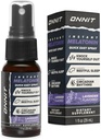 ONNIT Μελατονίνη Υγρή υποστήριξη ύπνου Spray, IGENTM Μη ΓΤΟ Δοκιμάστηκε, Λεβάντα Γεύση, Υποστήριξη ύπνου για ενήλικες, 3mg μελατονίνη ανά σπρέι, 1 fl oz