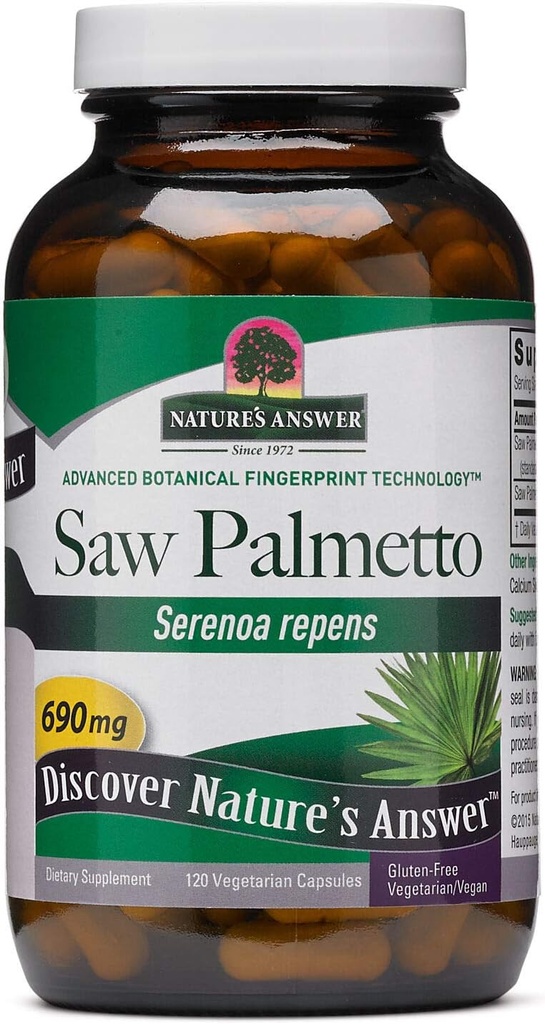 Απάντηση της φύσης είδε Palmetto Prostate 690mg 120-Κάψουλες συμπλήρωμα 