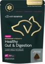 VetriScience Κτηνιατρική δύναμη Υγιεινή κόγχη & Digetion - Pet Digestive Health Supplement for Cats & Dogs - Gut Health & Immune Support - Χαρακτηριστικά Προβιοτικά, Πρεβιοτικά & Μεταβιοτικά - 60 Count