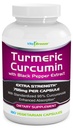 Turmeric Curcumin Complex with Black Pepper Extract - 755mg per Capsule, 180 Veg. Caps - Contains Piperine (for Superior Absorption and Tumeric Bio-Availability) and 95% Standardized Curcuminoids