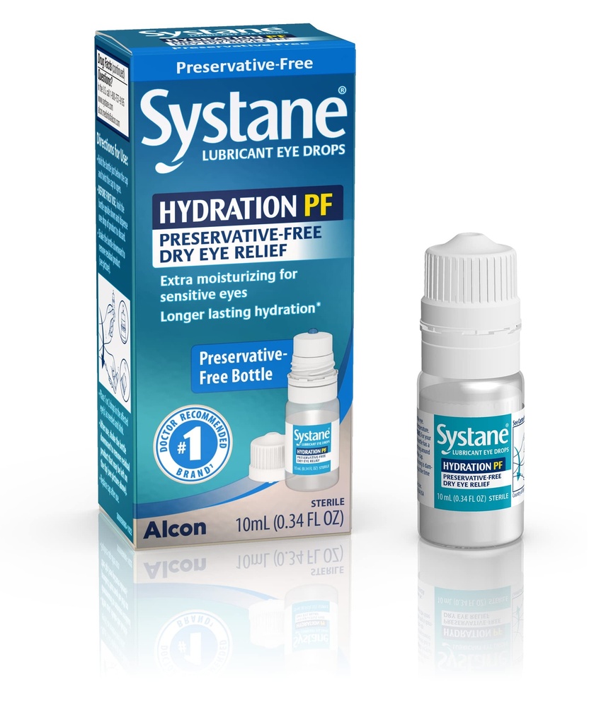 Systane Nighttime 3.5g Λιπαντικό Οφθαλμικό Αίσθημα και Systane Hydration 10ml Λιπαντικές Οφθαλμικές σταγόνες